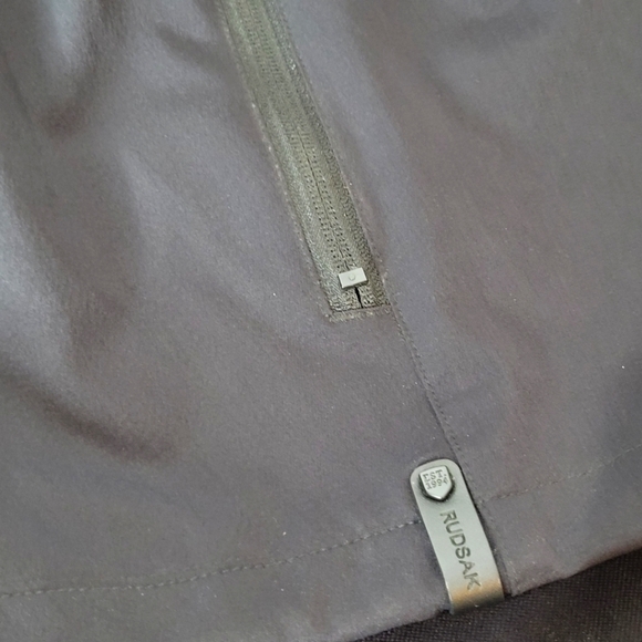 Rudsak Black Full Zip Lightweight Jacket w/ Blue Man Group Sleeve Splat- Size M - Picture 6 of 13